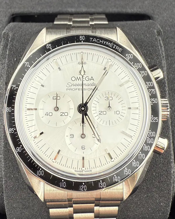 Omega Speedmaster Professional Moonwatch 42MM Silver Dial White Gold Bracelet (310.60.42.50.02.001)