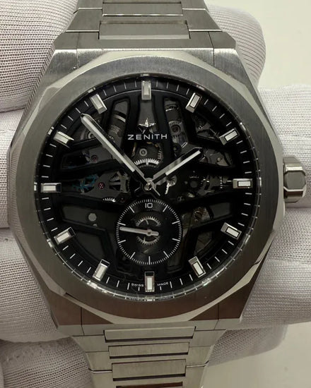 2025 Zenith Defy Skyline 41MM Skeleton Dial Steel Bracelet (03.9300.3620/78.I001)