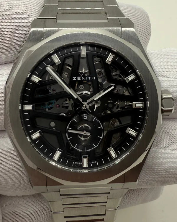 2025 Zenith Defy Skyline 41MM Skeleton Dial Steel Bracelet (03.9300.3620/78.I001)