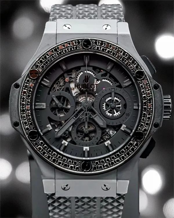 Hublot Big Bang "Black Magic" 44MM Skeleton Dial Rubber Strap (311.CI.1110.RX.1100)