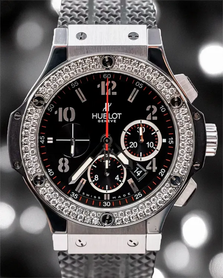 Hublot Big Bang 44MM Black Dial Rubber Strap (301.SX.130.RX.114)