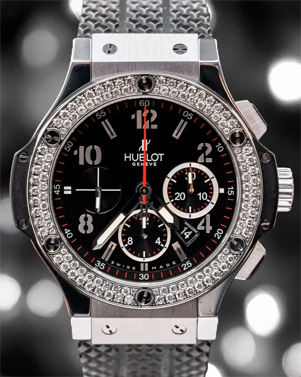 Hublot Big Bang 44MM Black Dial Rubber Strap (301.SX.130.RX.114)