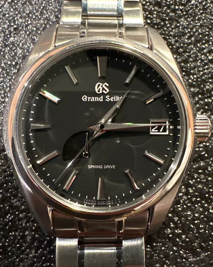 No Reserve - 2019 Grand Seiko Heritage Collection 41MM Black Dial Steel Bracelet (SBGA203)