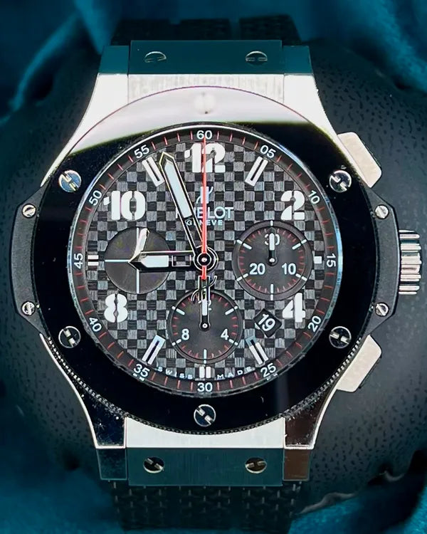 Hublot Big Bang 44MM Carbon Fiber Dial Rubber Strap (301.SB.131.RX)