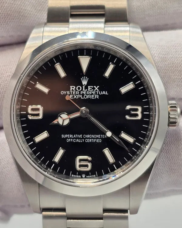 2025 Rolex Explorer 36MM Black Dial Oyster Bracelet (124270)
