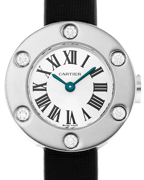 Cartier Love De Cartier 23MM Quartz Silver Dial Leather Strap (WE800231 2974)