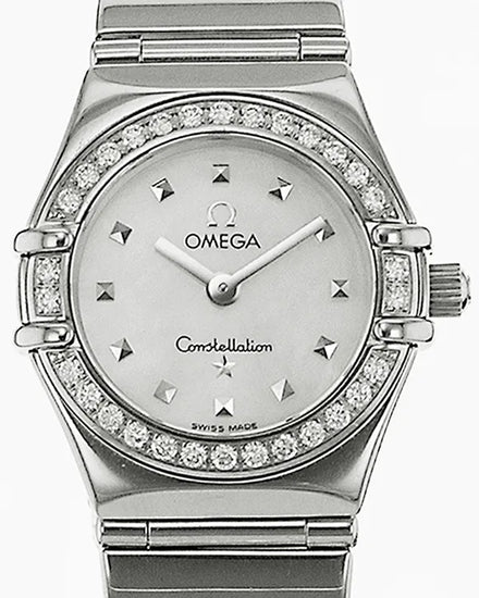 Omega Constellation 22.5MM Quartz Mother of Pearl Dial Steel Bracelet (1465.71.00)