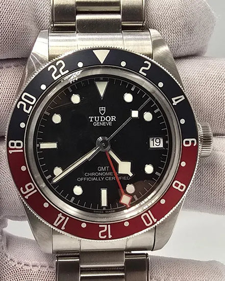 2021 Tudor Black Bay GMT "Pepsi" 41MM Black Dial Steel Bracelet (79830RB)