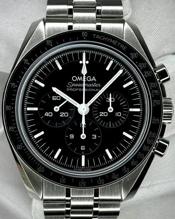 2025 Omega Speedmaster Professional Moonwatch 42MM Black Dial Steel Bracelet (310.30.42.50.01.002)