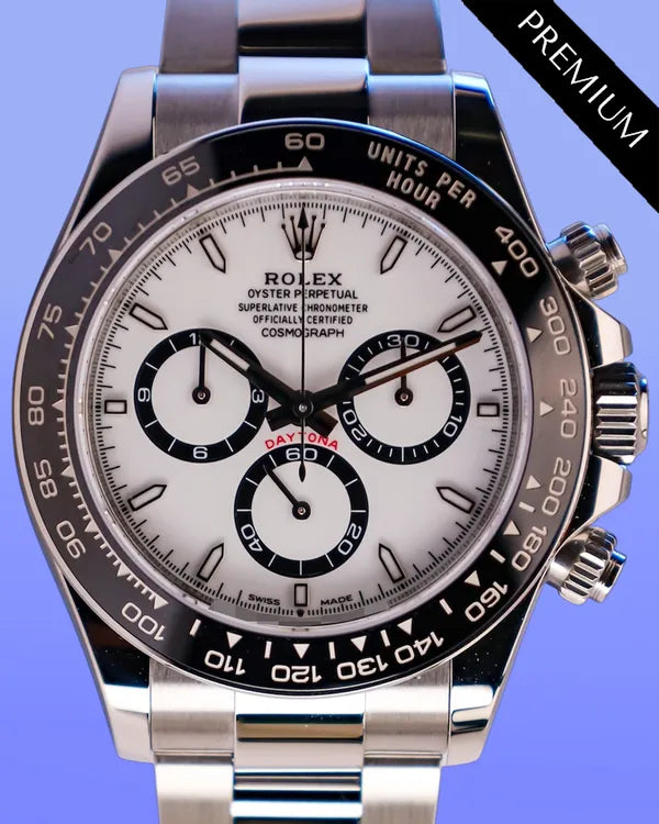 2025 Rolex Cosmograph Daytona "Panda" 40MM White Dial Oyster Bracelet (126500LN)