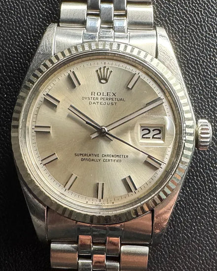 1974 (3.6 Mill. Serial) Rolex Datejust 36MM Silver Dial Jubilee Bracelet (1601)