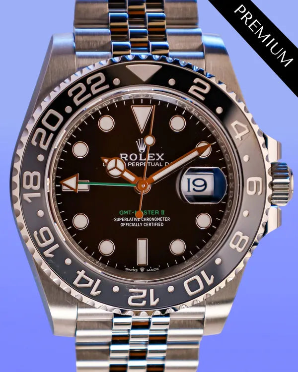 2025 Rolex GMT-Master II "Bruce Wayne" 40MM Black Dial Jubilee Bracelet (126710GRNR)