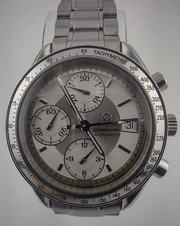 2003 Omega Speedmaster Date 39MM Silver Dial Steel Bracelet (3513.30)