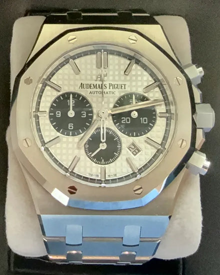 2019 Audemars Piguet Royal Oak Chronograph "Panda" 41MM Silver Dial Steel Bracelet (26331ST.OO.1220ST.03)
