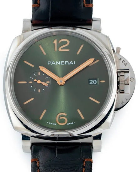 2023 Panerai Luminor Due 42MM Green Dial Leather Strap (PAM01329)