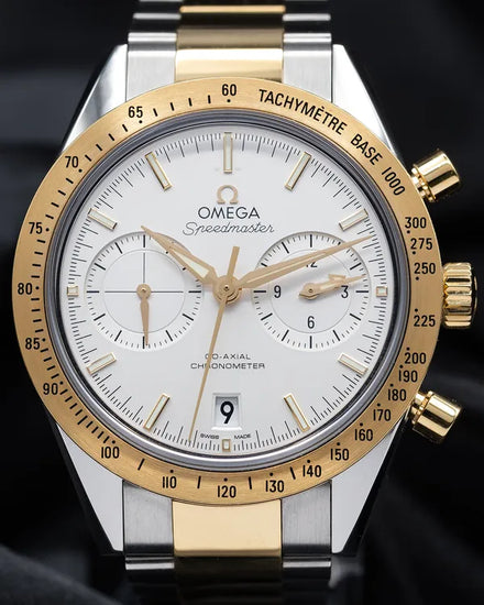 Omega Speedmaster '57 41.5MM Silver Dial Two-Tone Oyster Bracelet (331.20.42.51.02.001)