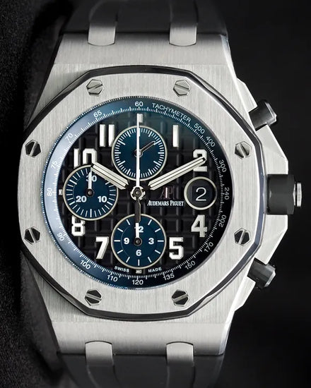 Audemars Piguet Royal Oak Offshore 42MM Black Dial Rubber Strap (26470ST.OO.A028CR.01)