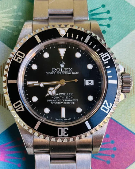 2007 Rolex Sea-Dweller 4000 40MM Black Dial Oyster Bracelet (16600T)