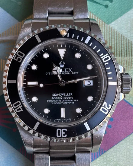 Rolex Sea-Dweller 40MM Black Dial Oyster Bracelet (16600)
