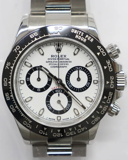 2018 Rolex Cosmograph Daytona "Panda" 40MM White Dial Oyster Bracelet (116500LN)