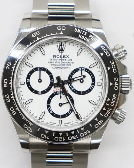 2024 Rolex Cosmograph Daytona "Panda" 40MM White Dial Oyster Bracelet (126500LN)