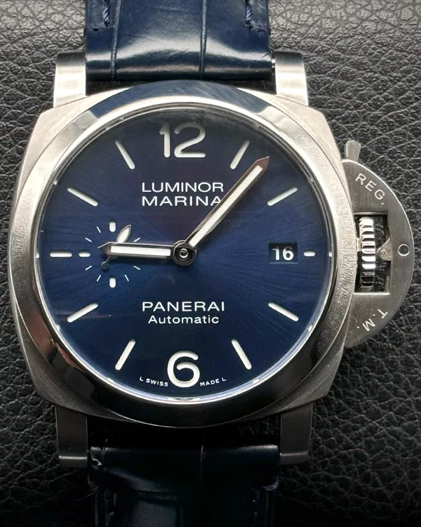2023 Panerai Luminor Marina 40MM Blue Dial Leather Strap (PAM01370)