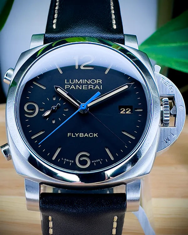 Panerai Luminor 1950 3 Days 44MM Black Dial Rubber Strap (PAM00524)
