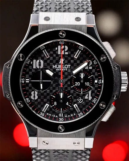 Hublot Big Bang 44MM Carbon Fiber Dial Rubber Strap (301.SB.131.RX)