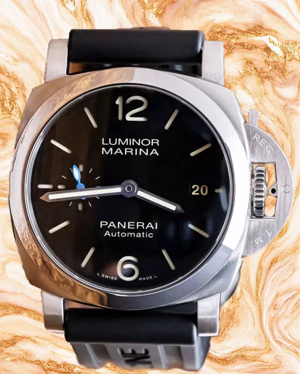 2023 Panerai Luminor 1950 3 Days 40MM Black Dial Rubber Strap (PAM01372)