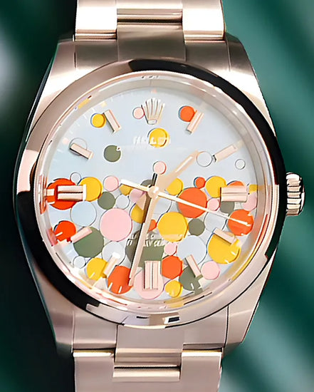 2025 Rolex Oyster Perpetual 36MM Turquoise "Celebration" Dial Oyster Bracelet (126000)