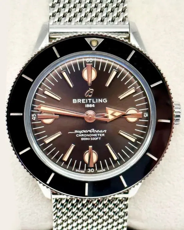 Breitling Superocean Heritage "Outerknown" 42MM Bronze Dial Steel Bracelet (A10370)