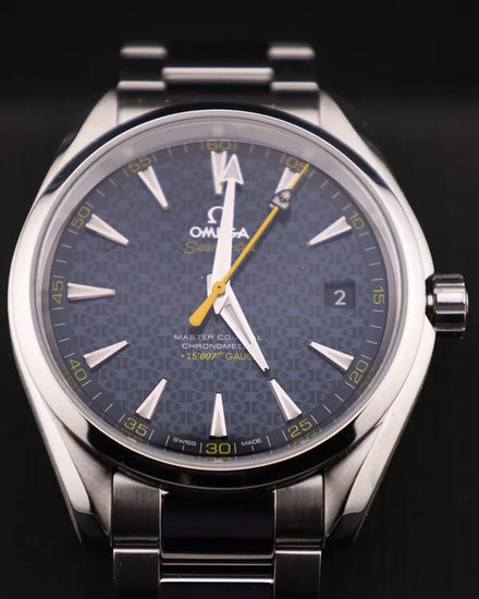 2016 Omega Seamaster Aqua Terra "James Bond Spectre" L.E. 41.5MM Blue Dial Steel Bracelet (231.10.42.21.03.004)