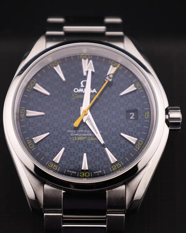 2016 Omega Seamaster Aqua Terra "James Bond Spectre" L.E. 41.5MM Blue Dial Steel Bracelet (231.10.42.21.03.004)