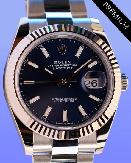 2025 Rolex Datejust 41MM Blue Dial Oyster Bracelet (126334)