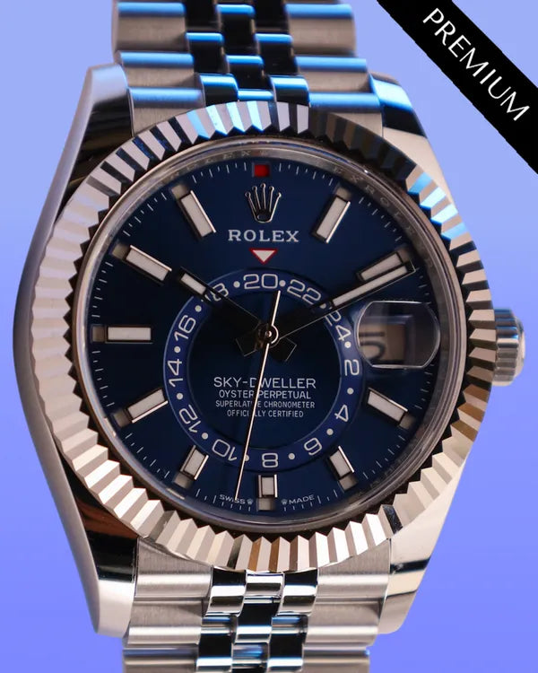 2025 Rolex Sky-Dweller 42MM Blue Dial Oyster Bracelet (336934)