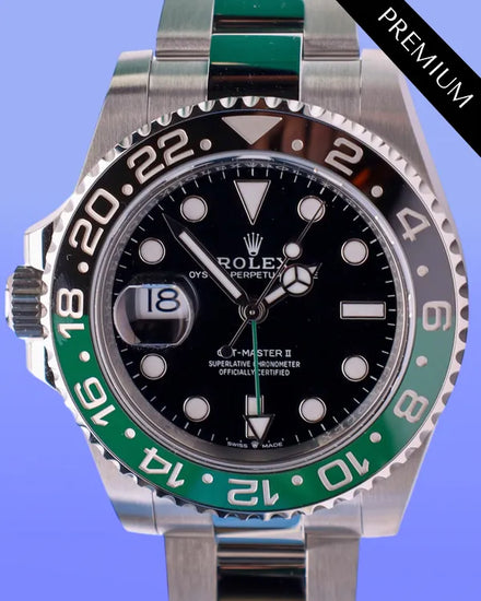 2025 Rolex GMT-Master II "Sprite" 40MM Black Dial Oyster Bracelet (126720VTNR)