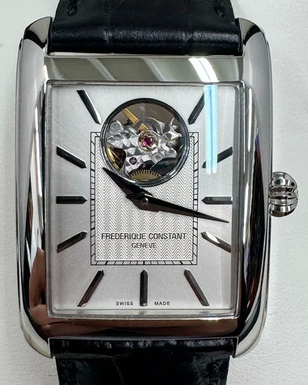 Frederique Constant Classics 30MM Silver Dial Leather Strap (FC-311S4C6)