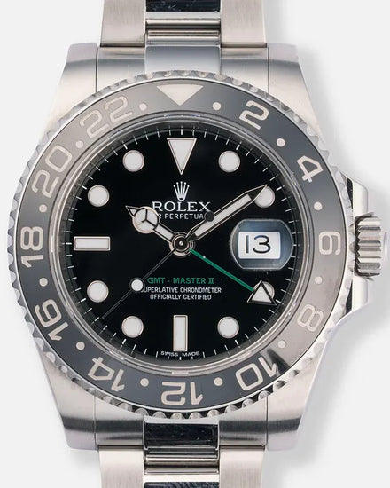 2013 Rolex GMT-Master II 40MM Black Dial Oyster Bracelet (116710LN)