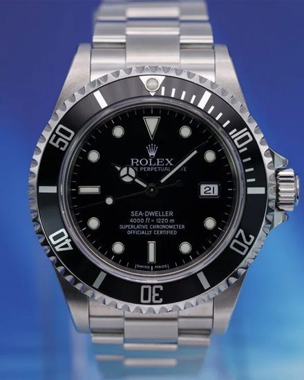2006 (Z Serial) Rolex Sea-Dweller 4000 40MM Black Dial Oyster Bracelet (16600)