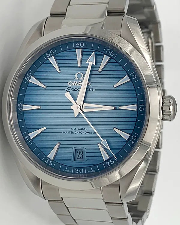 2024 Omega Seamaster Aqua Terra 150M 41MM "Summer Blue" Dial Steel Bracelet (220.10.41.21.03.005)