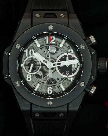 2019 Hublot Big Bang Unico "Black Magic" 42MM Skeleton Dial Rubber Strap (441.CI.1170.RX)