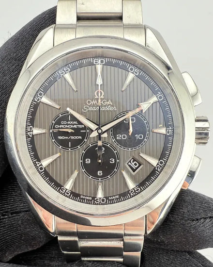Omega Seamaster Aqua Terra Chronograph 44MM Grey Dial Steel Bracelet (231.10.44.50.06.001)