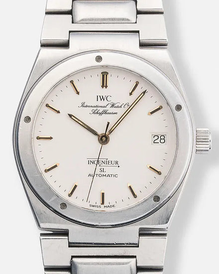 IWC Schaffhausen Ingenieur Vintage 34MM Silver Dial Steel Bracelet (IW3506)