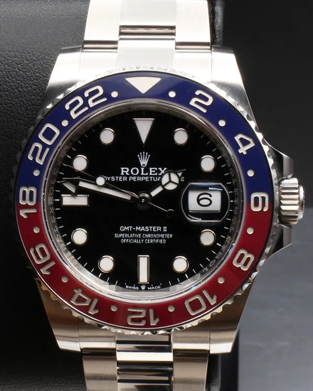 2022 Rolex GMT-Master II "Pepsi" 40MM Black Dial Oyster Bracelet (126710BLRO)