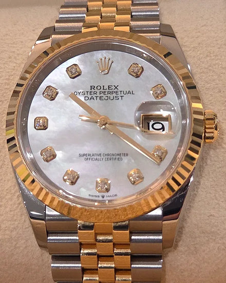 2024 Rolex Datejust 36MM Mother of Pearl Dial Two-Tone Jubilee Bracelet (126233)