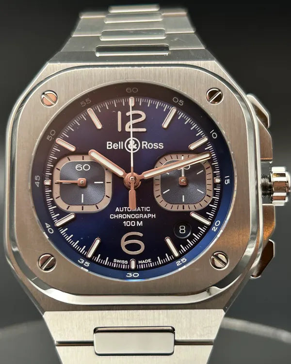 Bell & Ross BR 05 (BR05C-BLU-ST/SST)