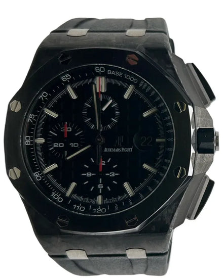 Audemars Piguet Royal Oak Offshore 44MM Black Dial Rubber Strap (26400AU.OO.A002CA.01)