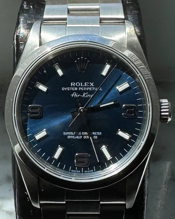 Rolex Air-King 34MM Blue Dial Oyster Bracelet (114200)