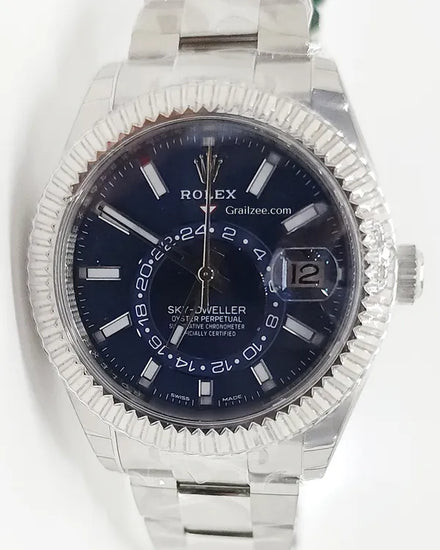 2020 Rolex Sky-Dweller 42MM Blue Dial Oyster Bracelet (326934)