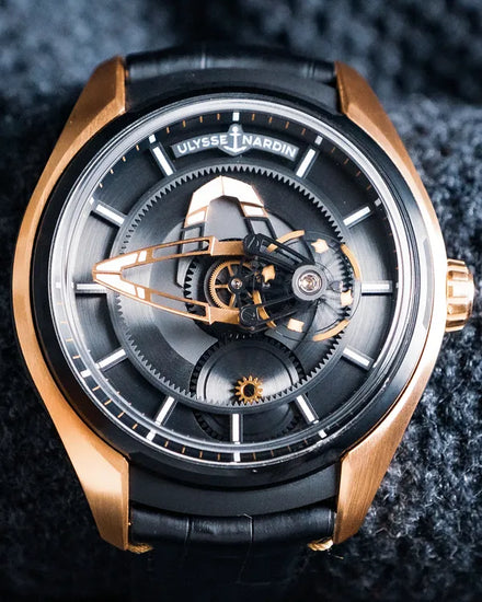 2021 Ulysse Nardin Freak X 43MM Black Dial Leather Strap (2305-270/02)
